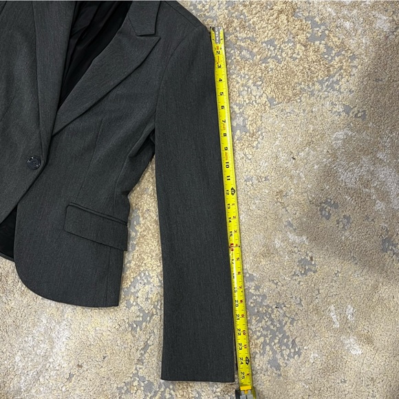 EXPRESS Women’s 6 Stretch Gray Single-Button Double Vent Blazer - Picture 7 of 12